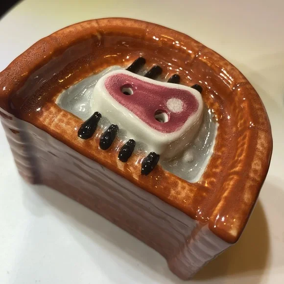 Vintage 90’s Clay Art Bar-B-Cow Salt and Pepper Shakers